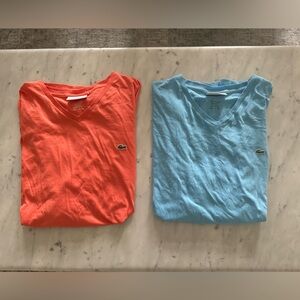 Men’s Lacoste v-neck t-shirt